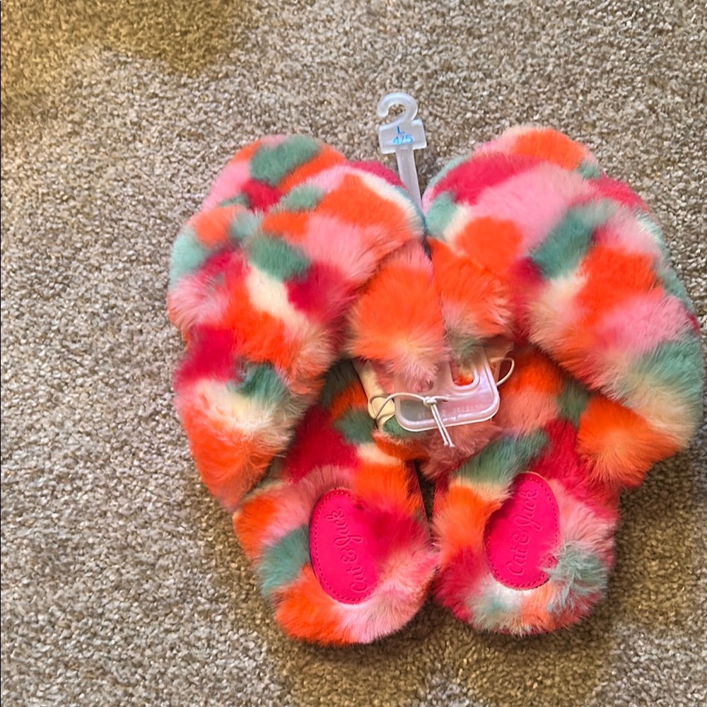 Cat & Jack Fuzzy Slippers